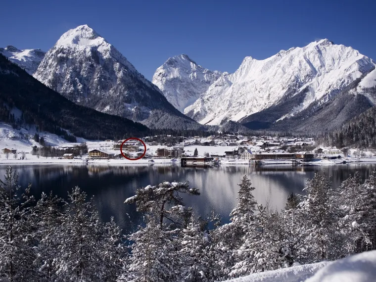 Blick auf Pertisau Winter